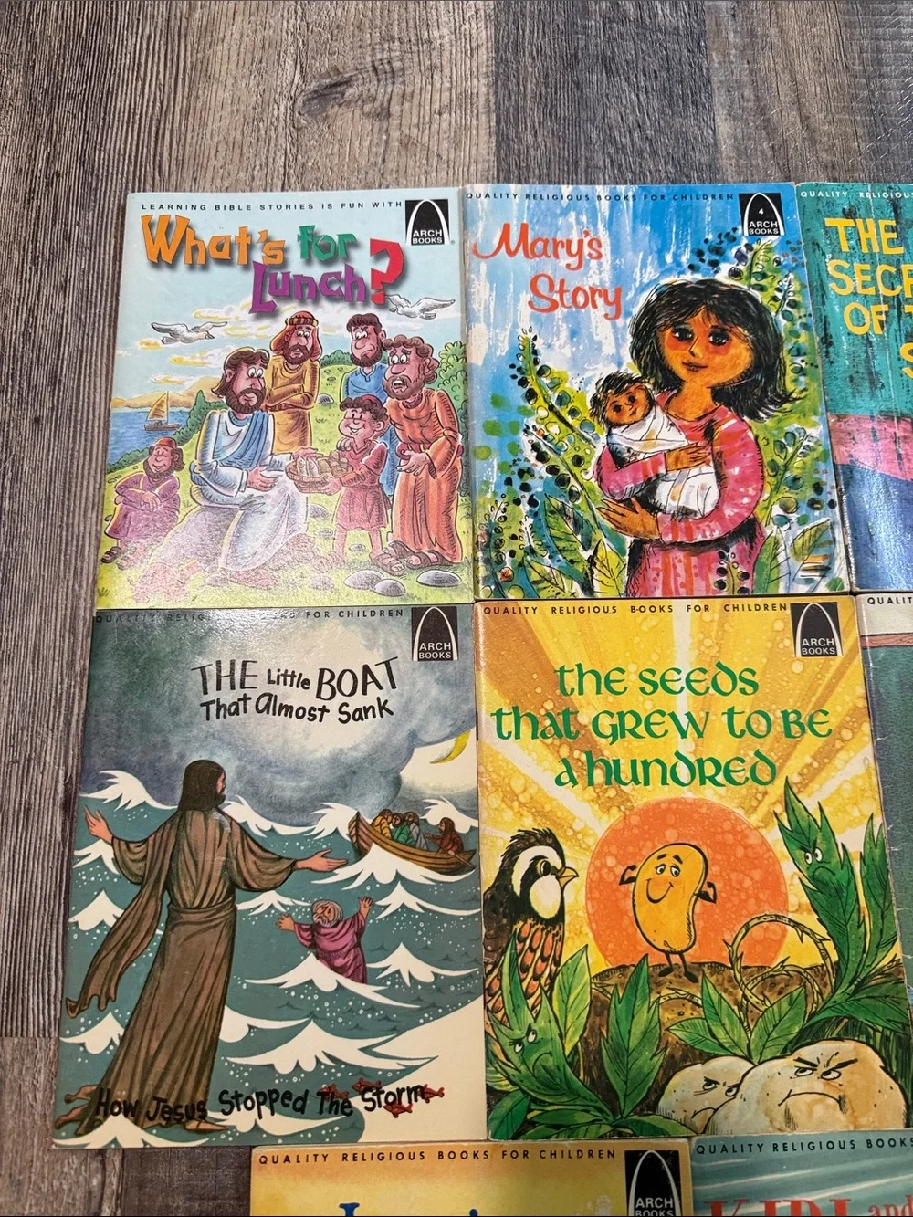 Lot of 15 ARCH Vintage Books Quality Religious Books for Children Bible Stories